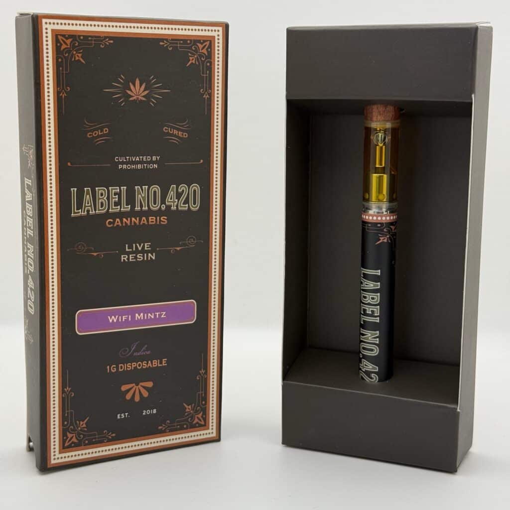 WIFI MINTZ Live Resin Disposable - Label No.420 - SacredLeafKC