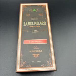 SUPER SONIC Live Resin Disposable - Label No.420