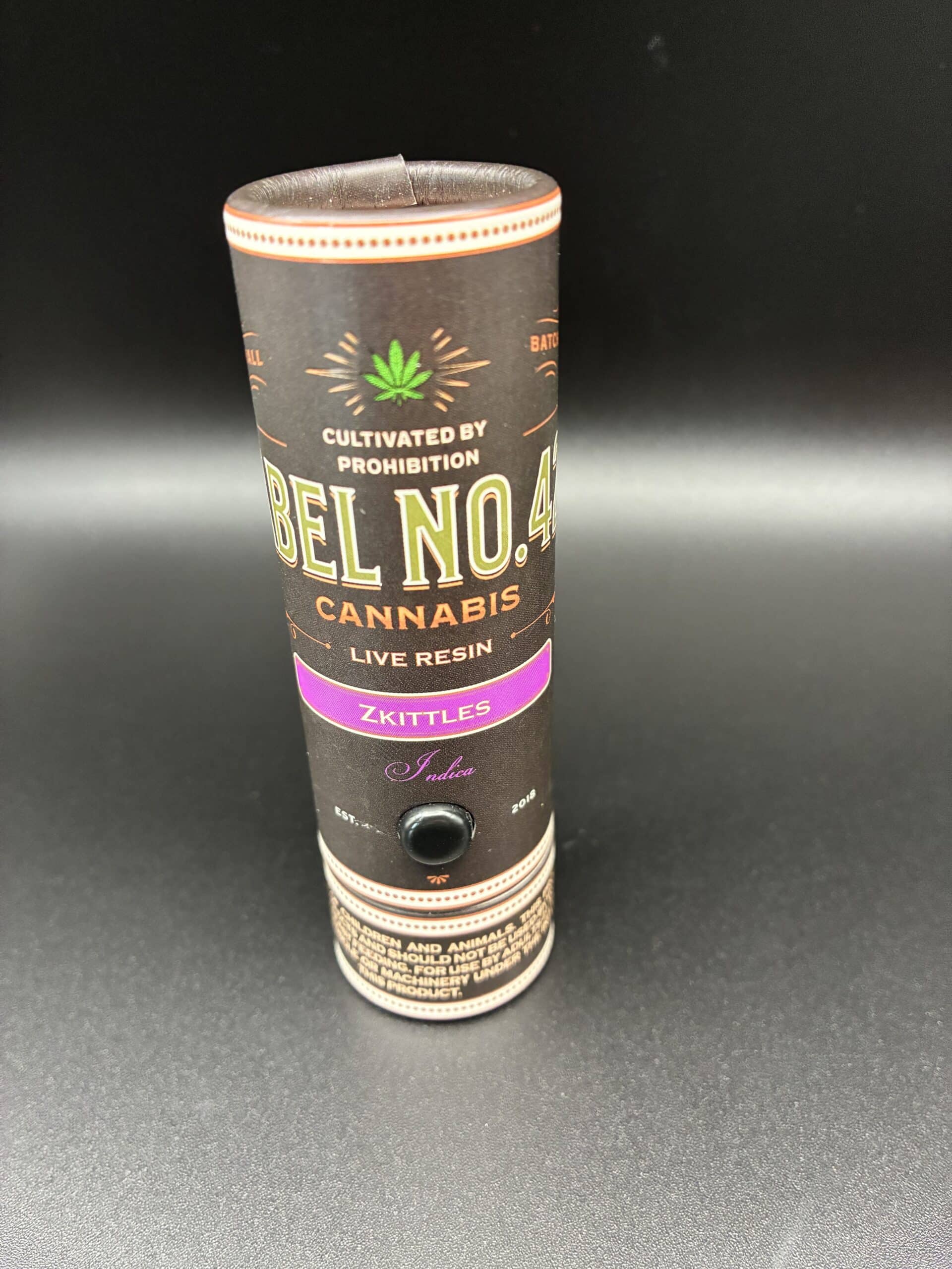 SOUR ZKITTLES THCa Cartridge - Label No.420 - 1g