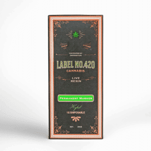 PERMANENT MARKER Live Resin Disposable - Label No.420