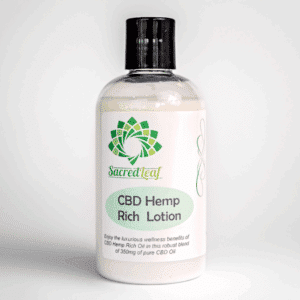 Sacred Leaf CBD Body Lotion - Free & Clear (unscented) - 8oz