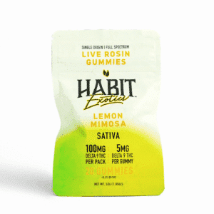 HABIT Exotics LEMON MIMOSA Gummies - Sativa - 100mg