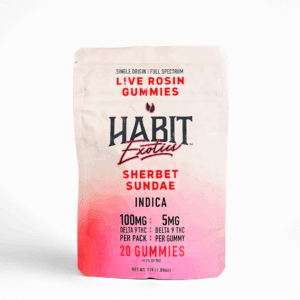 HABIT Exotics SHERBET SUNDAE Gummies - Sativa - 100mg