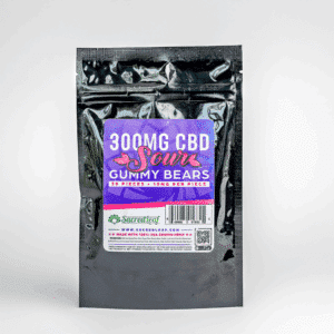 CBD Gummy 300MG Sour Gummy Bears - 300mg