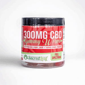 Sacred Leaf Full Spectrum Gummy Worms Gummies - 300mg