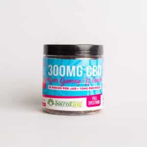 Sacred Leaf Full Spectrum SourGummyWorms Gummies - 300mg