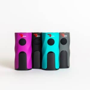 Four Rokin Pillar - 510 Battery devices in purple, black, blue, and gray are lined up side by side against a white background.